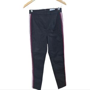 Urban Outfitters Women's Black Red Stripe Skinny Ankle Pants M